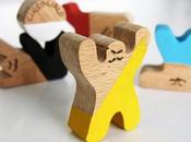 Personnages cirque bois