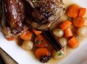 Manches gigot d’agneau confits porto blanc épices douces