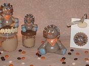 pots dragées thème doudou hérisson Nattou