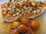 suprêmes volaille fruits secs fondue mirabelles