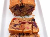 Gâteau thé, raisins fruits confits