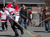 Stephen Harper hockey...