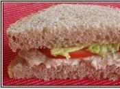 Sandwich rillettes thon pour déjeuner pouce