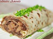 Roulé crêpes fruits d'automne