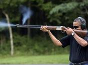 ETATS-UNIS. Contrôle armes: Barack Obama tireur pigeon d’argile dévoile