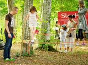 Slackline between TREES