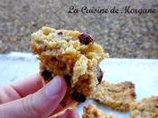 Flapjacks sirop d'agave, miel raisins secs