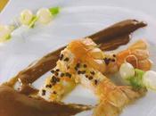 Grosses langoustines simplement rôties panées grué,