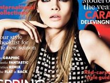 Cara Delevingne pour Vogue British Testino adore