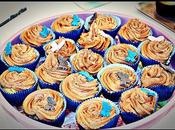 Cupcake vanille avec ganache chocolat