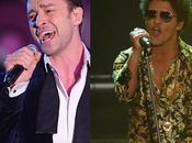 Justin Timberlake Bruno Mars performent Allemagne