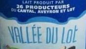 lait Vallée producteurs Cantal, l’Aveyron