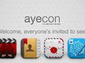 thème Ayecon iPhone iPad, compatible 6...