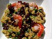 salade quinoa lentilles corail sauce noisette