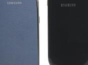 coque arrière remplacement avec clapet cuir pour Samsung Galaxy