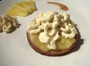 Sablé, ananas frais chantilly caramel