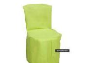 Housse chaise intissée aspect tissu pour grands évènements vie.
