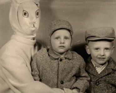 Quand le lapin de Pâques faisait peur sur les clichés du siècle dernier