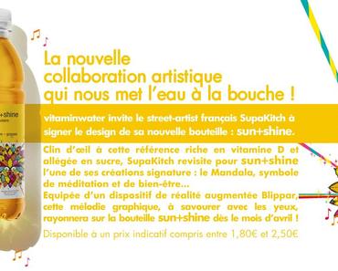 Le street-artist SupaKitch signe la nouvelle bouteille Vitaminwater