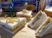 pain Harrys l'entrée dessert! Episode Sandwiches truite fumée, concombre aneth