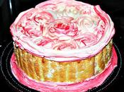 Charlotte Framboises abricot