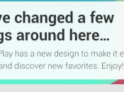 Google Play redesign