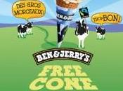 Free Cone 2013 glaces gratuites aujourd’hui chez Jerry’s