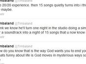 Timbaland parle l'album Twitter
