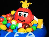 M&amp;M's gâteau pâte sucre