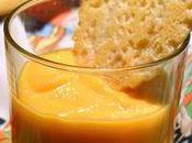 Crème butternut l'huile sésame tuile parmesan