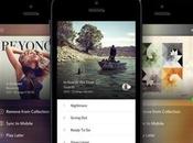 Nouvelle interface pour Rdio, musique streaming iPhone...