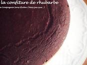 Gâteau chocolat confiture rhubarbe