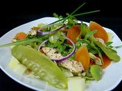 Salade legumes printaniers poulet persillade