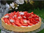 Tarte fraises mascarpone, sablé Coco