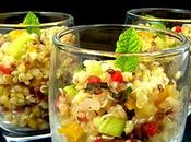 Taboule quinoa boulghour legumes grilles