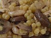 "Risotto" pâtes poulet champignons
