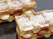 Mini mille-feuilles "gaufre" deux Chantilly