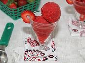 Sorbet fraises