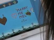 demande mariage dans niveau d’Angry Bird