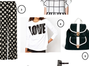 Shopping list noir blanc