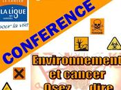 Conférence ENVIRONNEMENT CANCER Osez… dire Ligue