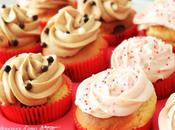 Cupcakes avec topping praliné