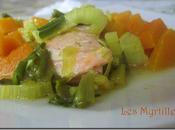 Pave saumon, courge butternut fenouil