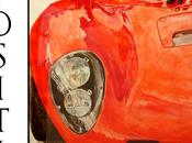 affiche pour expo aquarelle Dino Ferrari 1966