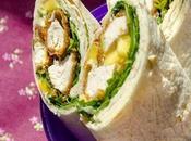 Wraps poulet frit l’ail ours mangue