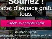 Flickr propose d’espace stockage gratuit.