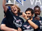 Reportage photo Girondins Bordeaux présente Coupe France leurs supporters Miroir d'eau