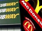 Nouvelle recherche scientifique McDonald’s Subway, lequel plus santé