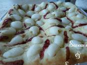 Focaccia Litchis Coulis Framboise!