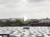 vidéo très intéressante génèse l'installation l'oeuvre monumentale Lena Nyadbi toit médiathèque musée quai Branly